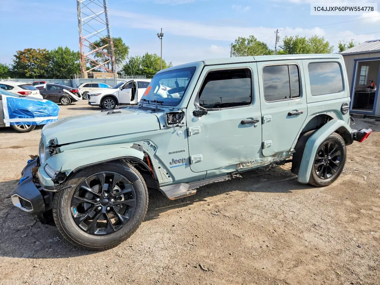 JEEP WRANGLER 2023, VIN 1C4JJXP60PW554778