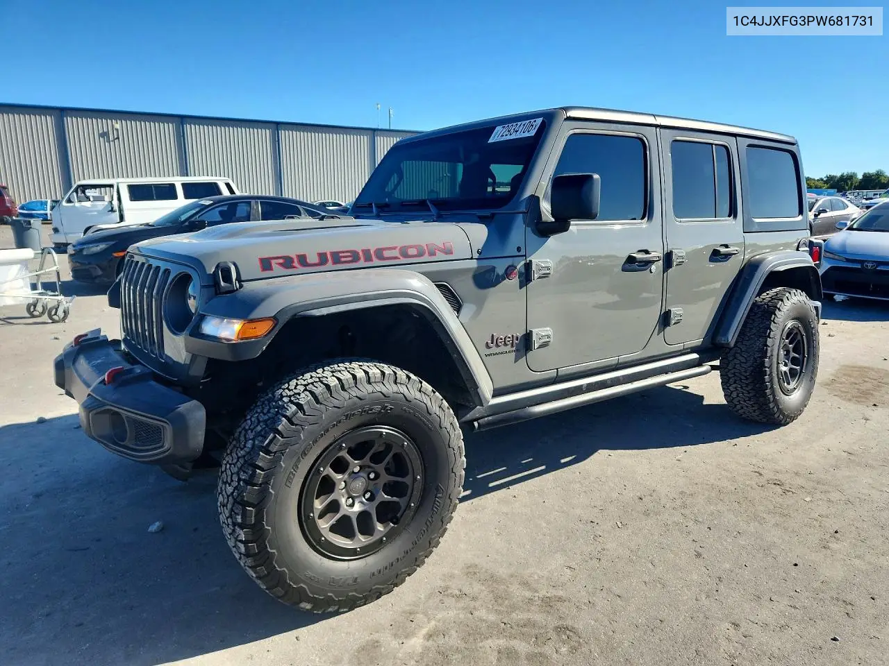 JEEP WRANGLER 2023, VIN 1C4JJXFG3PW681731