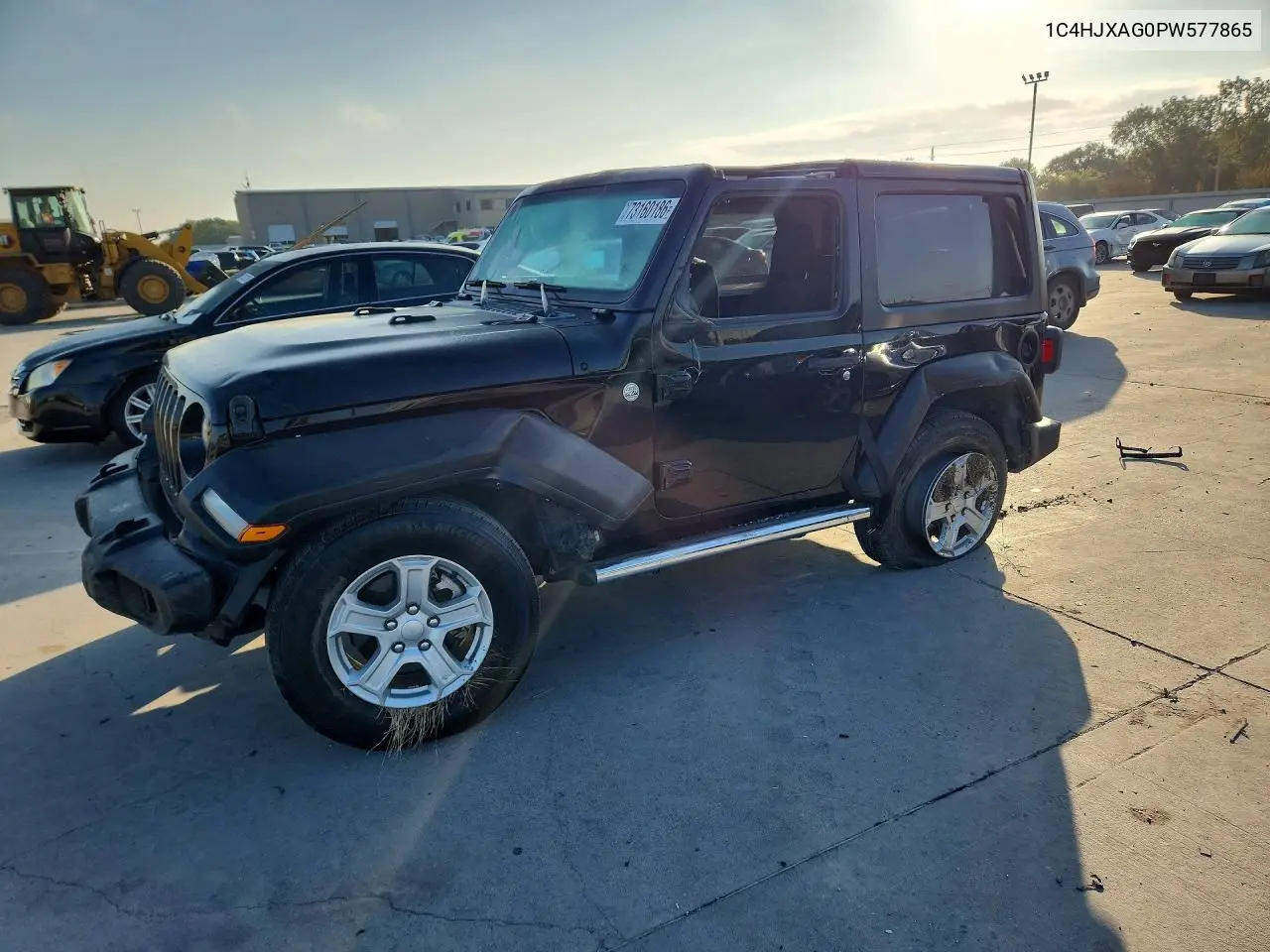 JEEP WRANGLER 2023, VIN 1C4HJXAG0PW577865