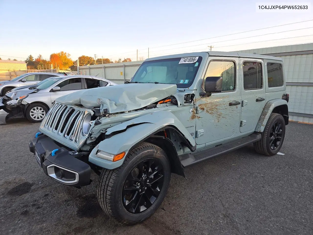 JEEP WRANGLER 2023, VIN 1C4JJXP64PW652633
