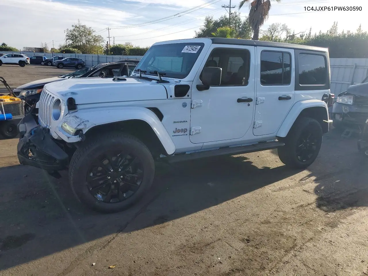 JEEP WRANGLER 2023, VIN 1C4JJXP61PW630590