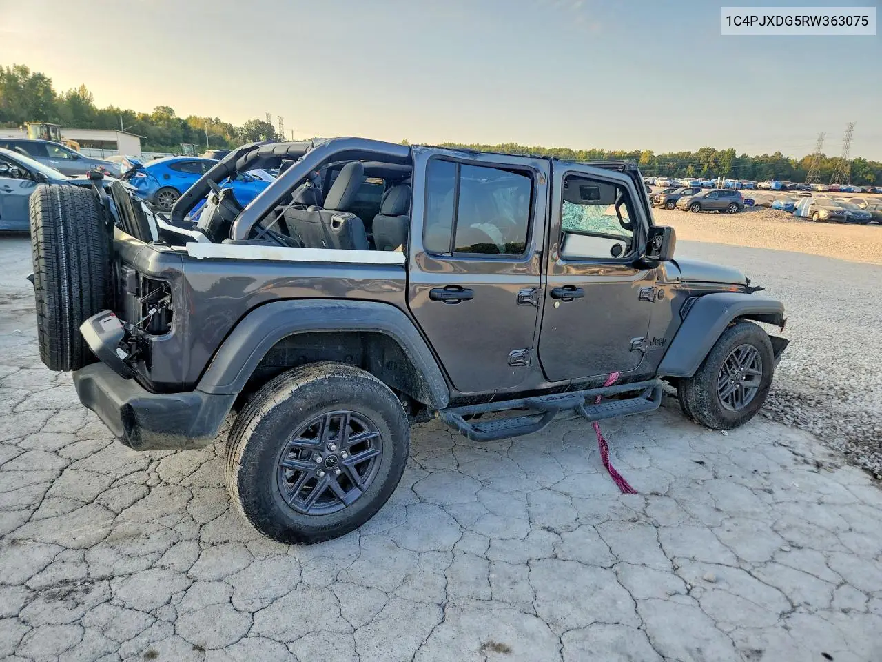 2024 JEEP WRANGLER VIN 1C4PJXDG5RW363075 — фото 3