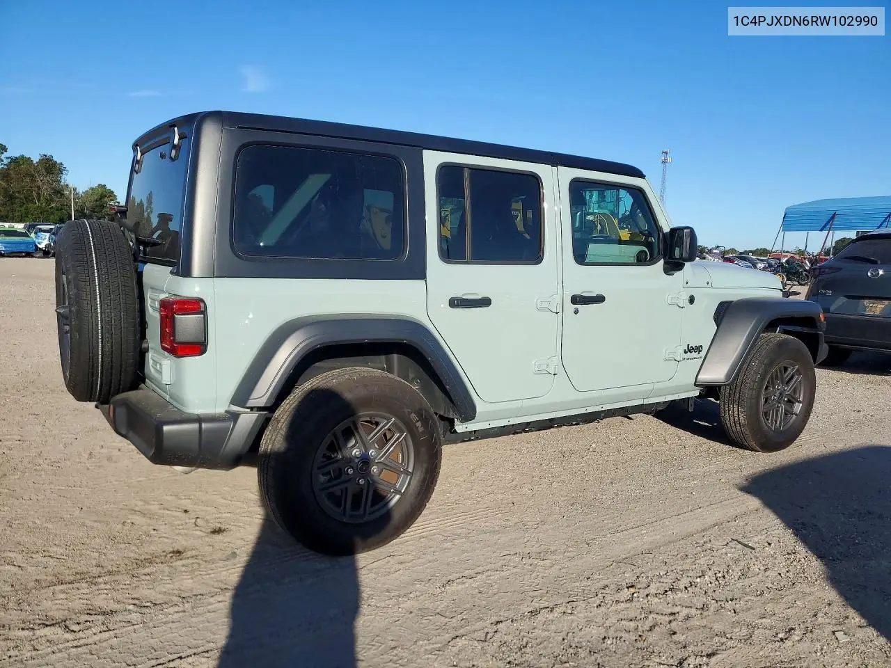 2024 JEEP WRANGLER VIN 1C4PJXDN6RW102990 — фото 3