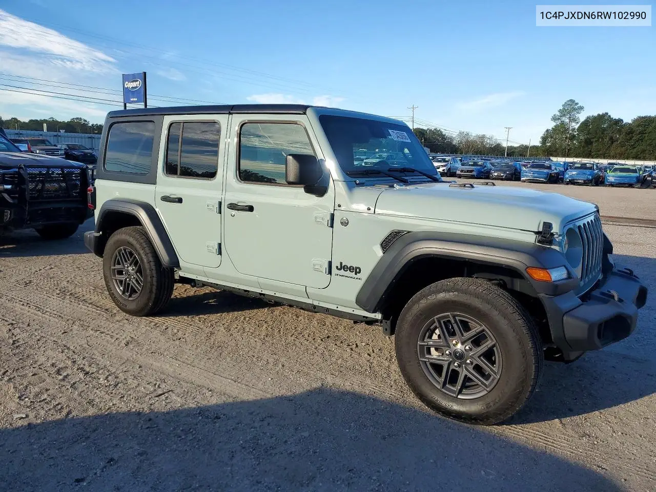 2024 JEEP WRANGLER VIN 1C4PJXDN6RW102990 — фото 4