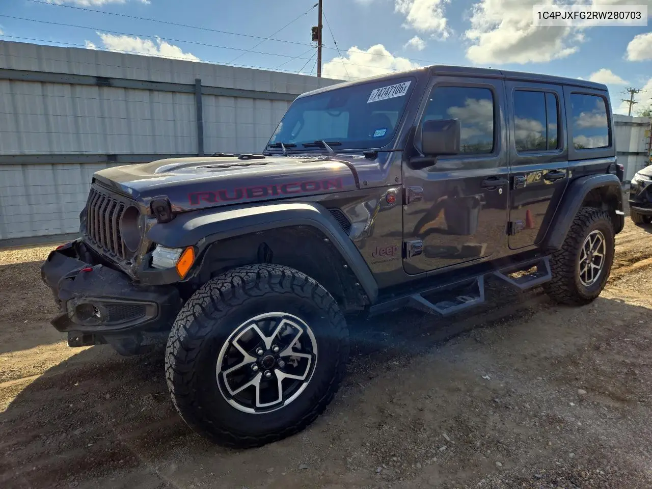 JEEP WRANGLER 2024, VIN 1C4PJXFG2RW280703
