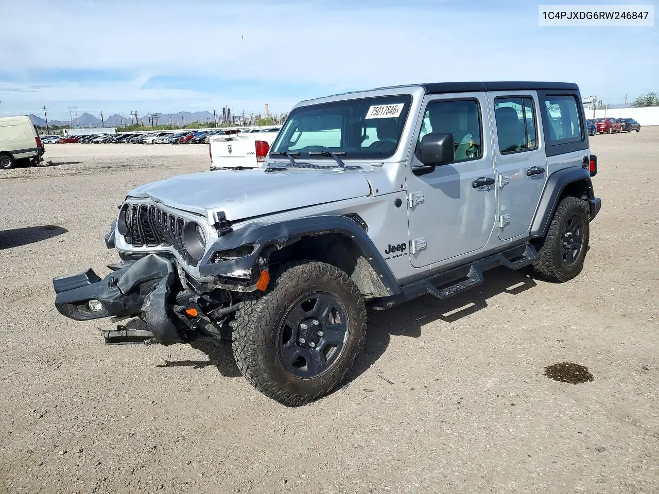 JEEP WRANGLER 2024, VIN 1C4PJXDG6RW246847