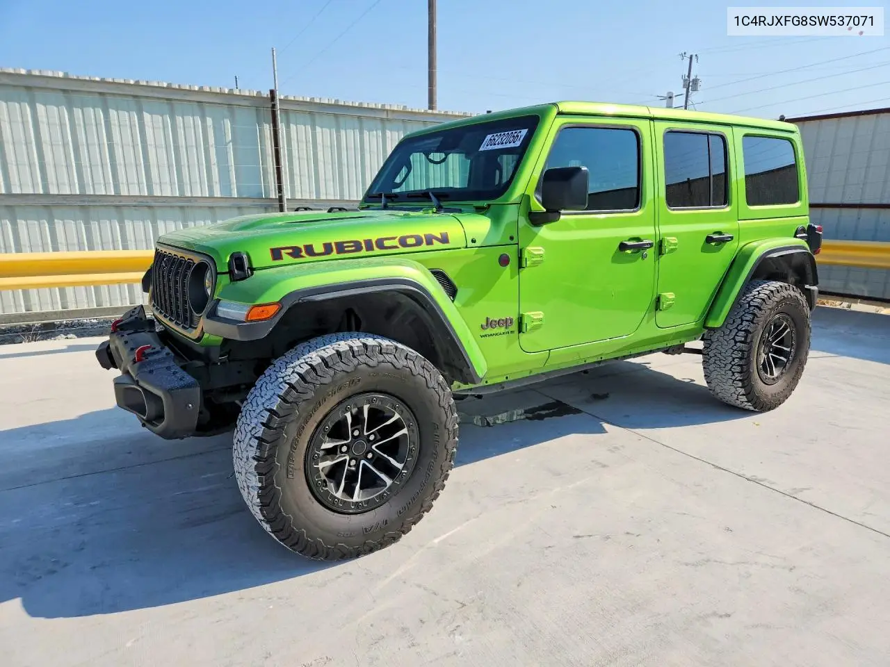 JEEP WRANGLER 2025, VIN 1C4RJXFG8SW537071