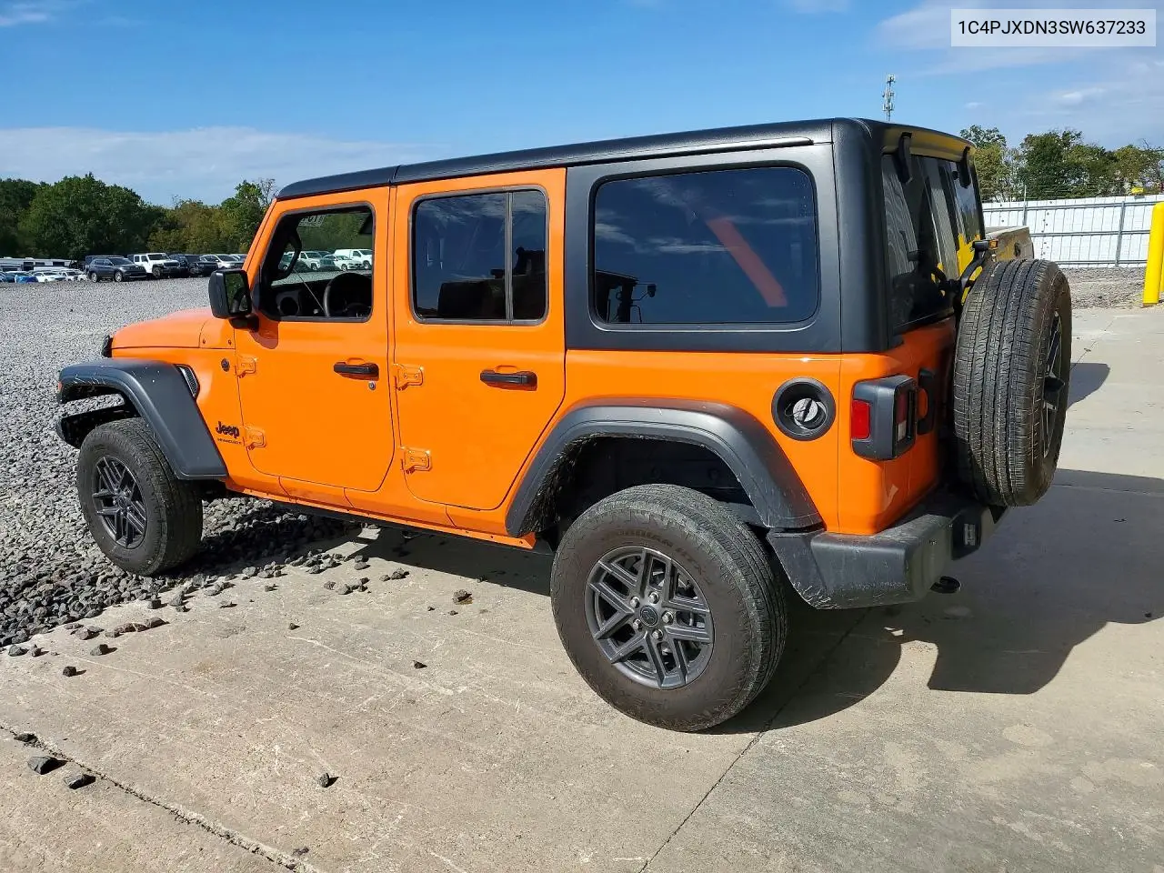 2025 JEEP WRANGLER VIN 1C4PJXDN3SW637233 — фото 2