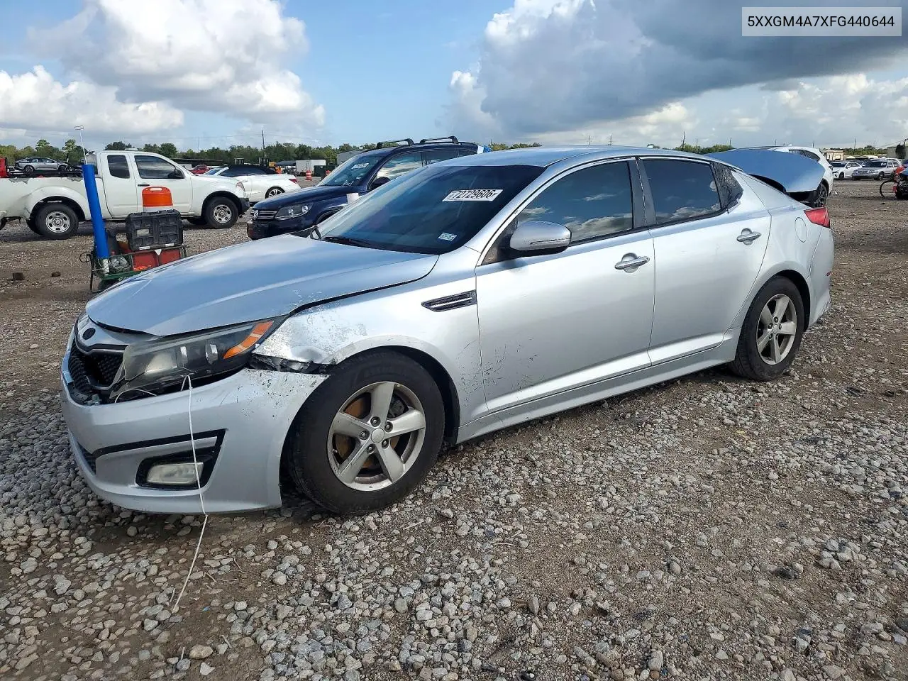 KIA OPTIMA 2015, VIN 5XXGM4A7XFG440644