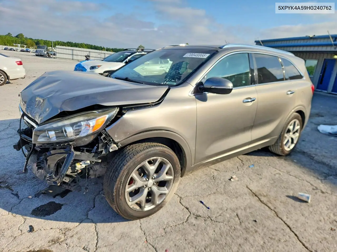 KIA N/A 2017, VIN 5XYPK4A59HG240762