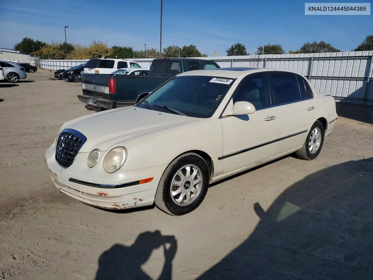 KIA AMANTI 2004, VIN KNALD124445044385