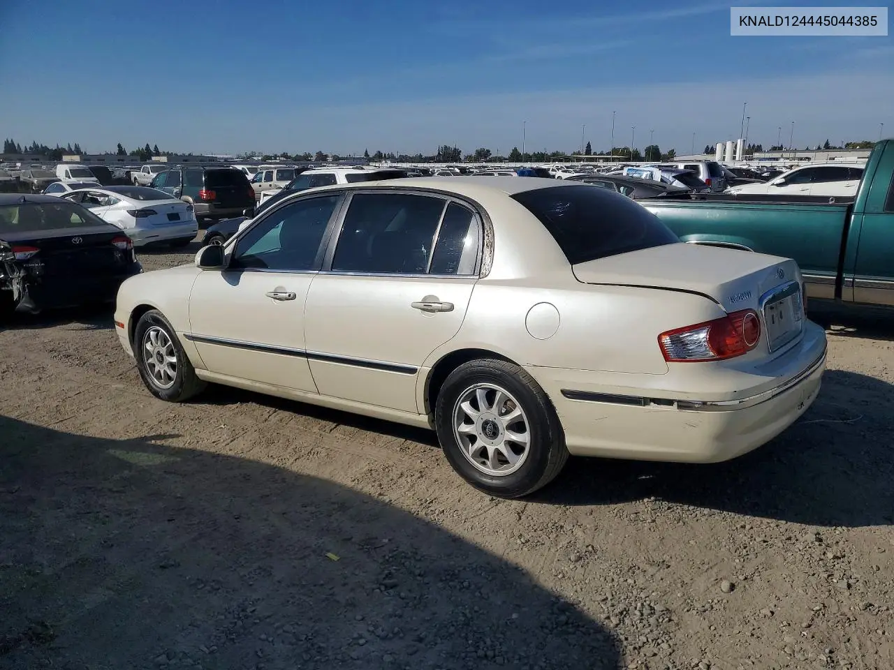 2004 KIA AMANTI VIN KNALD124445044385 — фото 2