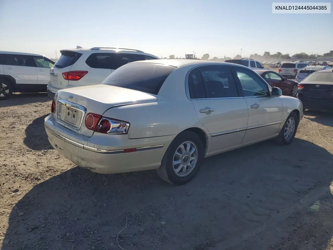 2004 KIA AMANTI VIN KNALD124445044385 — фото 3