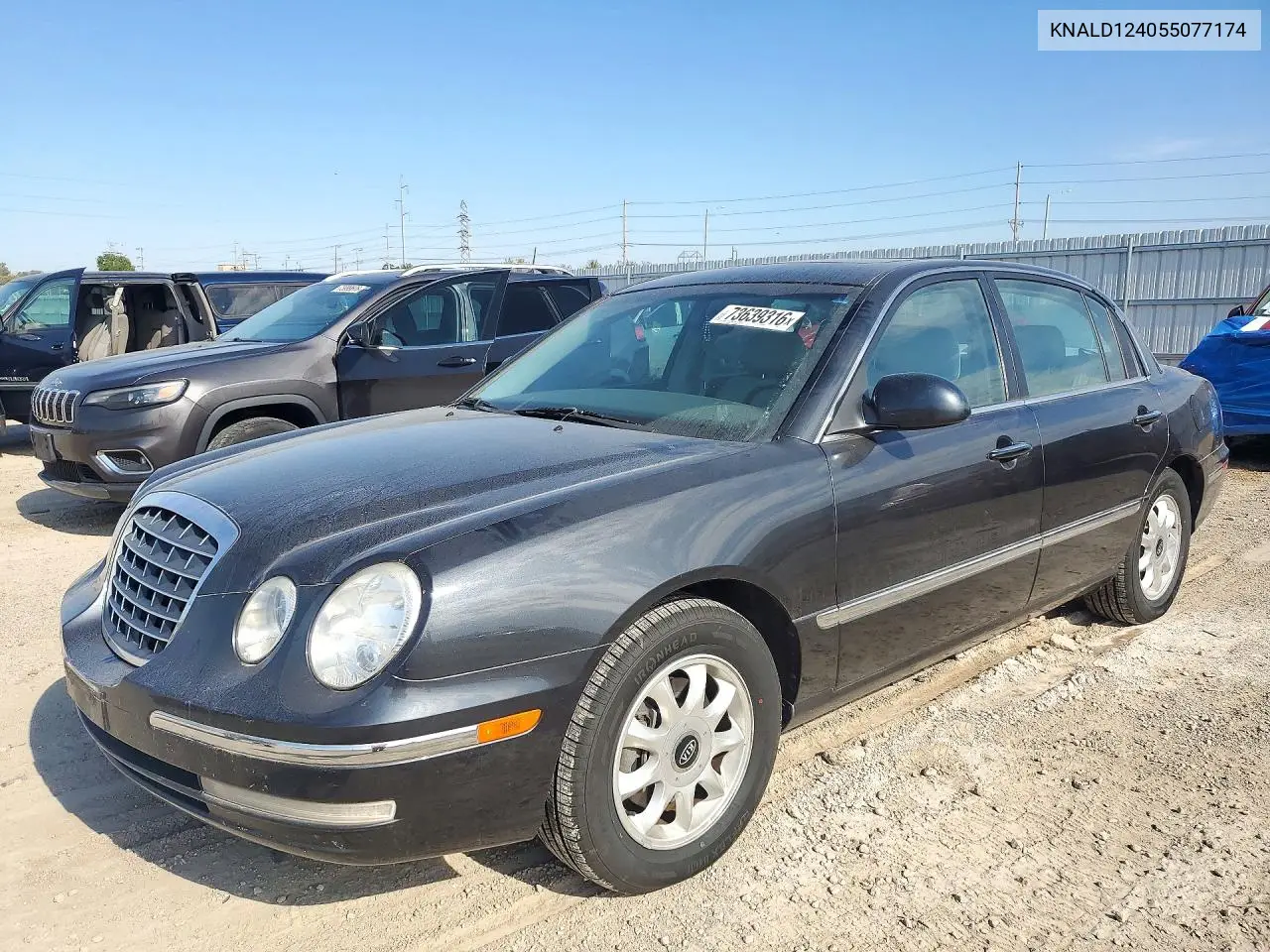KIA AMANTI 2005, VIN KNALD124055077174