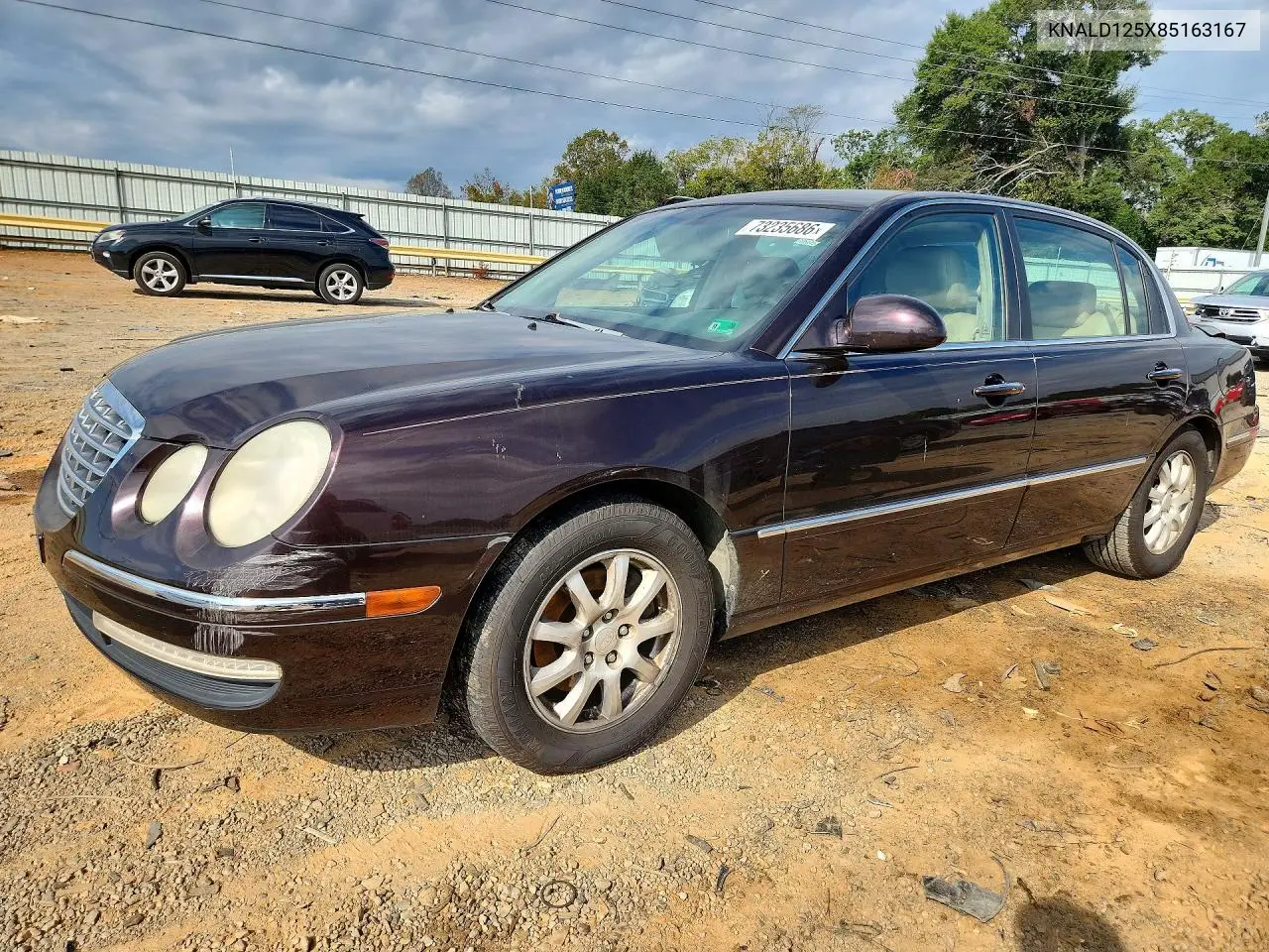 KIA AMANTI 2008, VIN KNALD125X85163167