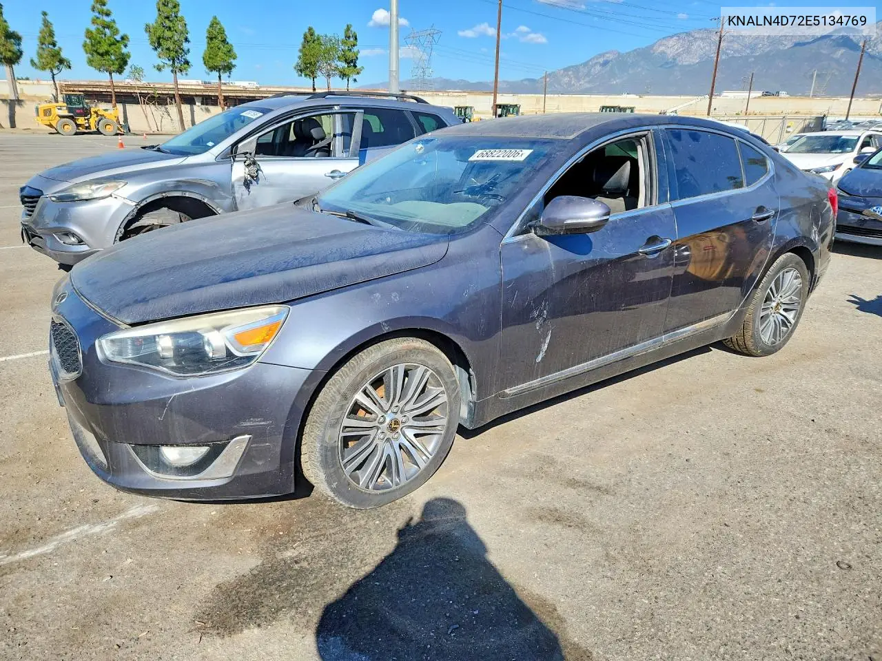 KIA CADENZA 2014, VIN KNALN4D72E5134769