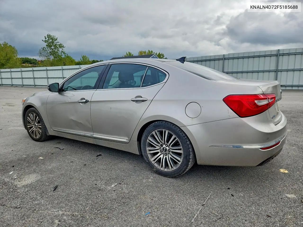 2015 KIA CADENZA VIN KNALN4D72F5185688 — фото 2