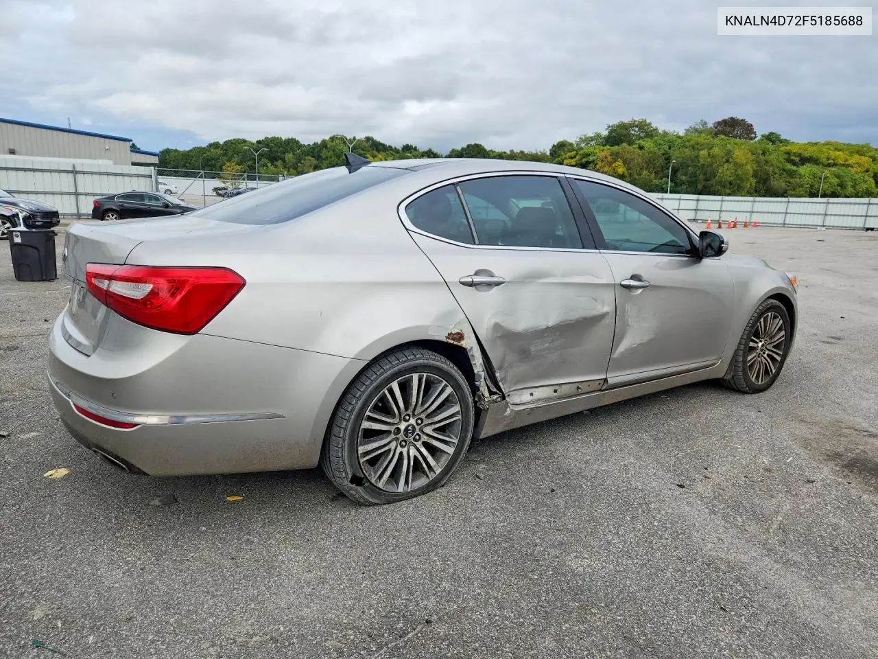 2015 KIA CADENZA VIN KNALN4D72F5185688 — фото 3