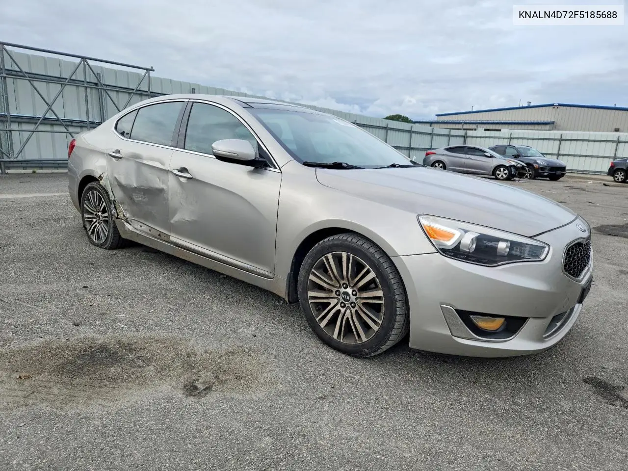 2015 KIA CADENZA VIN KNALN4D72F5185688 — фото 4