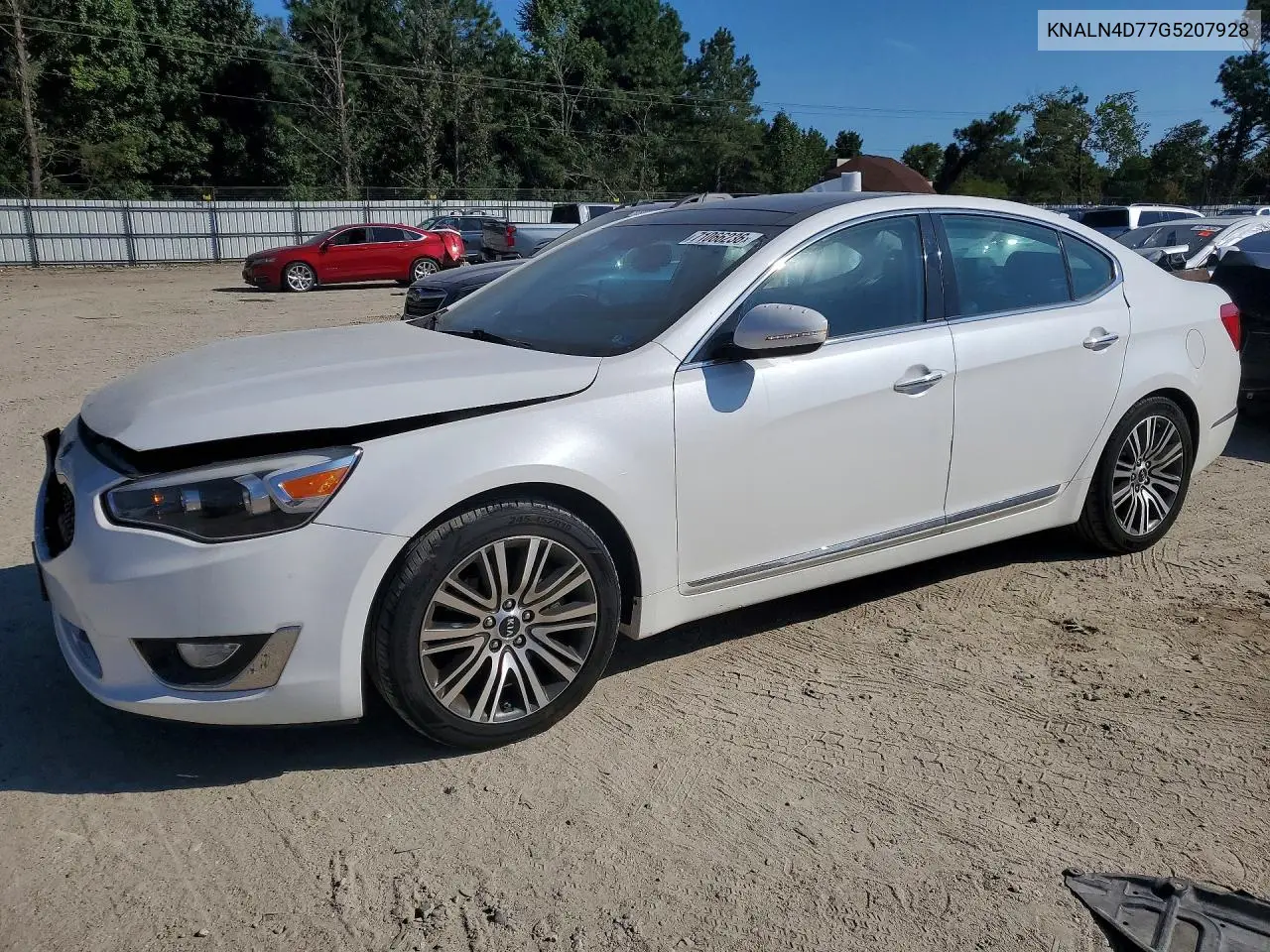 KIA CADENZA 2016, VIN KNALN4D77G5207928