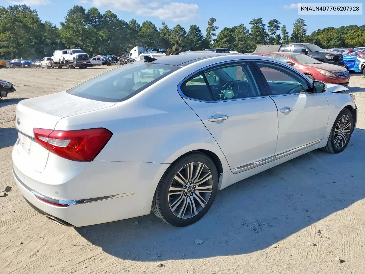 2016 KIA CADENZA VIN KNALN4D77G5207928 — фото 3
