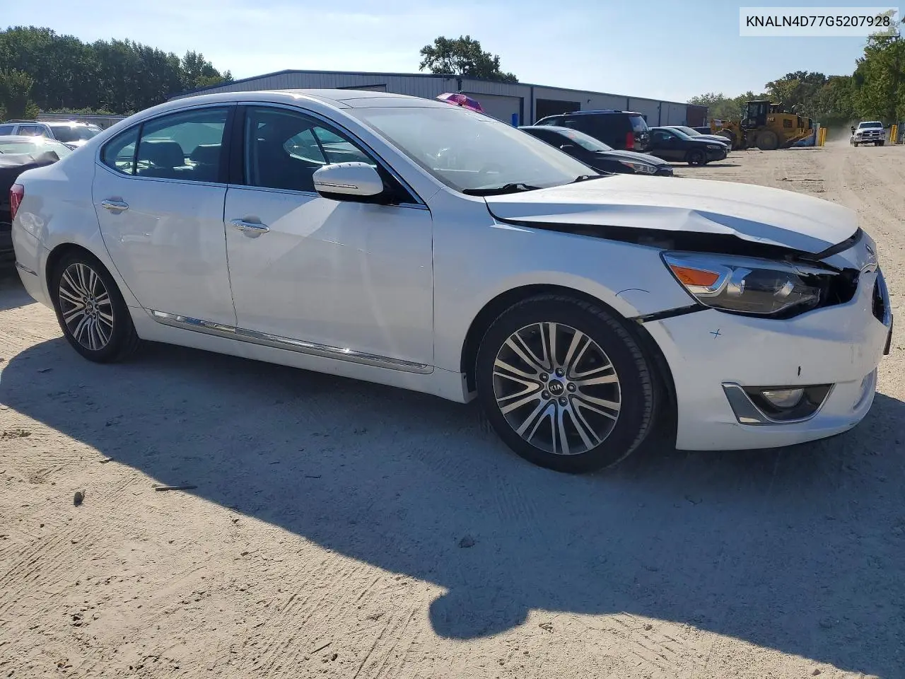 2016 KIA CADENZA VIN KNALN4D77G5207928 — фото 4