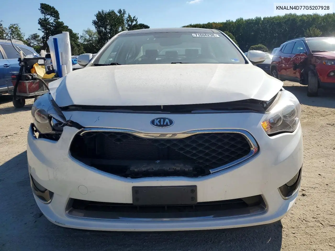 2016 KIA CADENZA VIN KNALN4D77G5207928 — фото 5