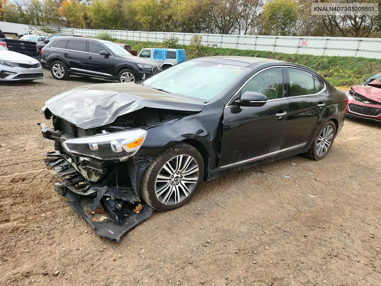 KIA CADENZA 2016, VIN KNALN4D73G5209501