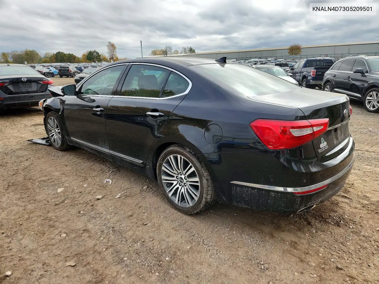 2016 KIA CADENZA VIN KNALN4D73G5209501 — фото 2
