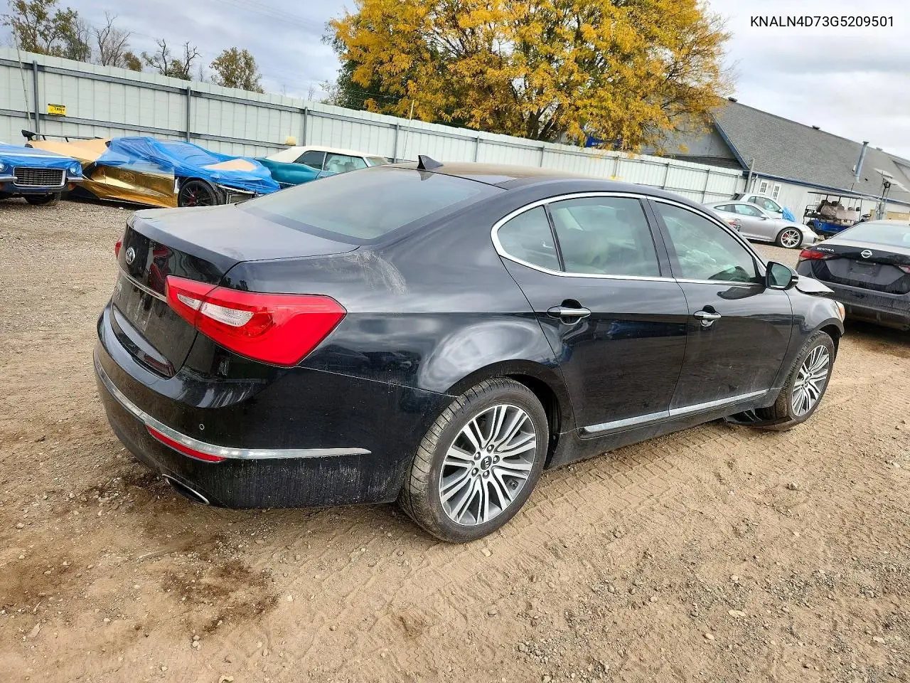 2016 KIA CADENZA VIN KNALN4D73G5209501 — фото 3