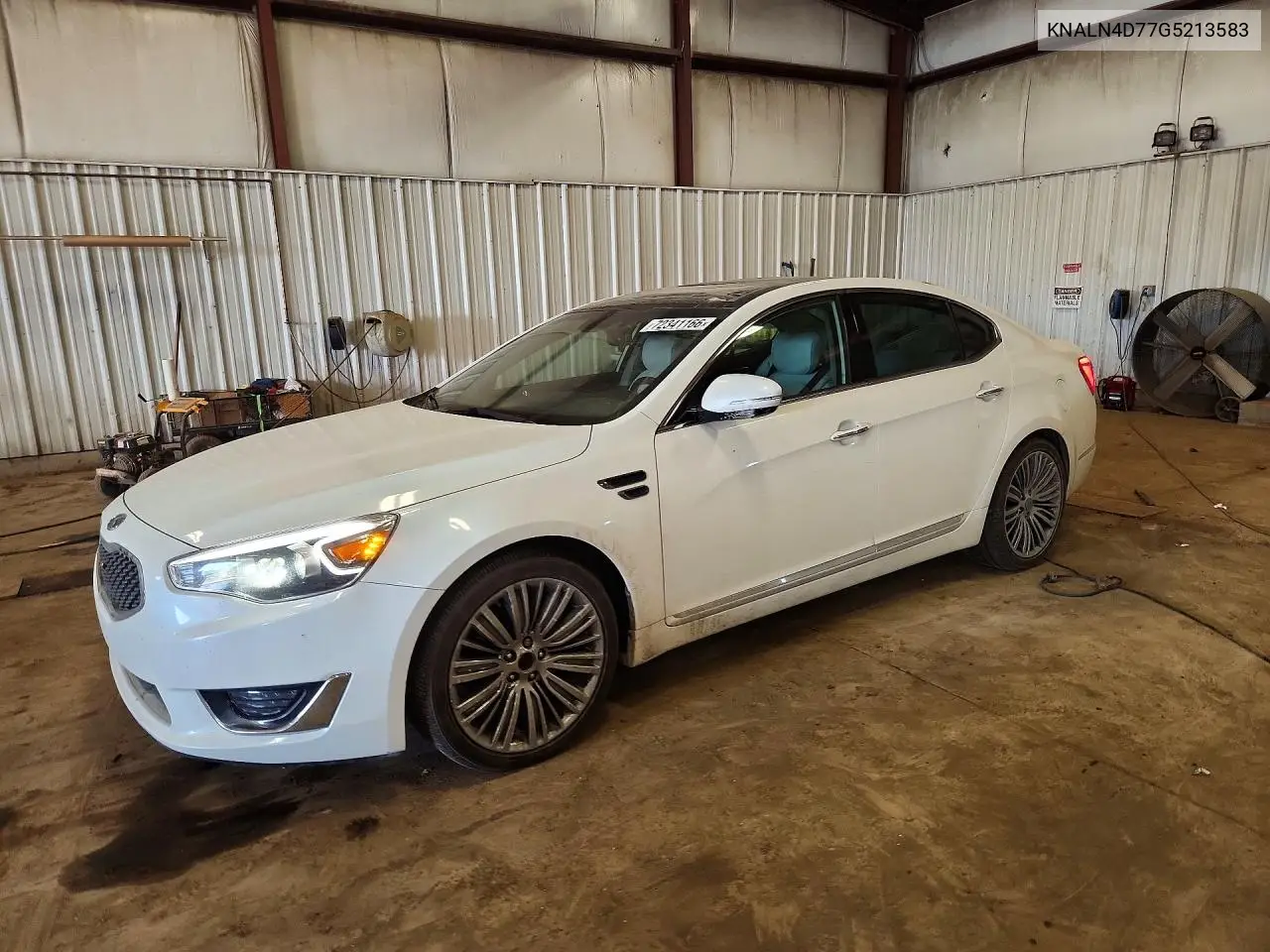 KIA CADENZA 2016, VIN KNALN4D77G5213583