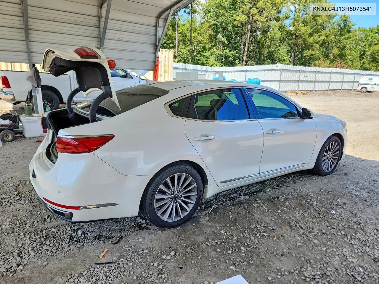 2017 KIA CADENZA VIN KNALC4J13H5073541 — фото 3