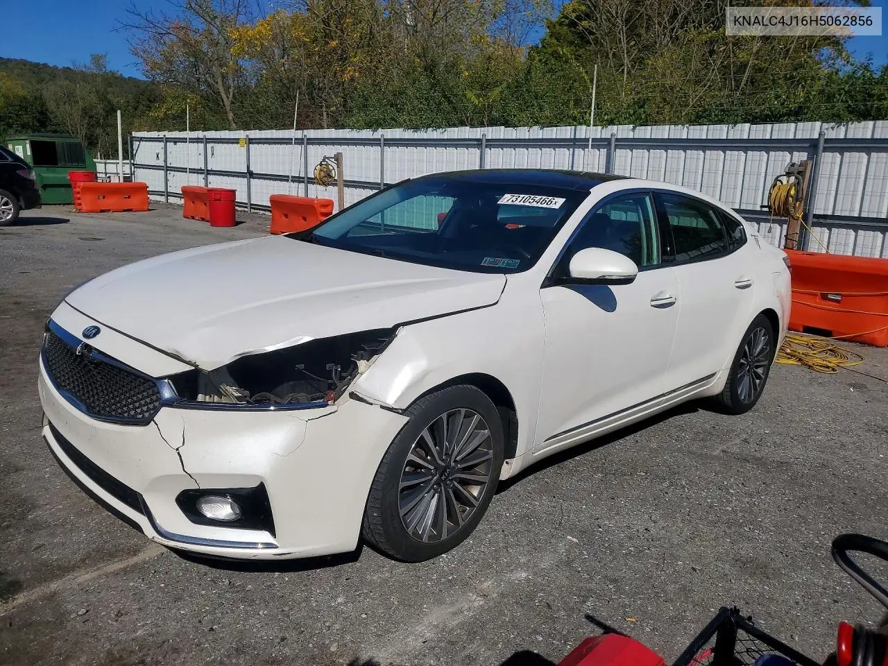 KIA CADENZA 2017, VIN KNALC4J16H5062856