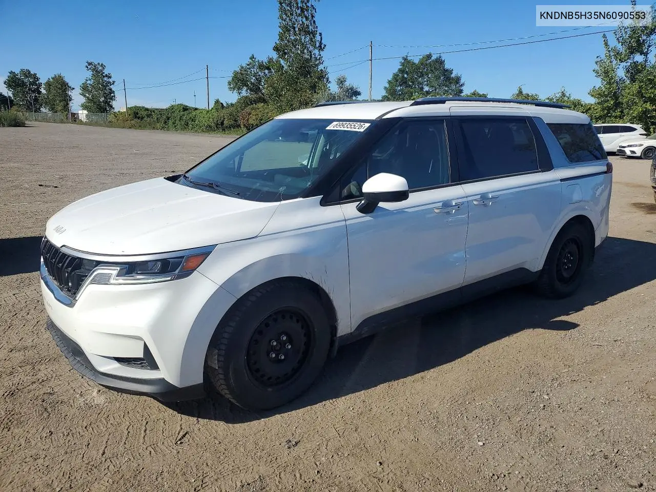 KIA CARNIVAL 2022, VIN KNDNB5H35N6090553