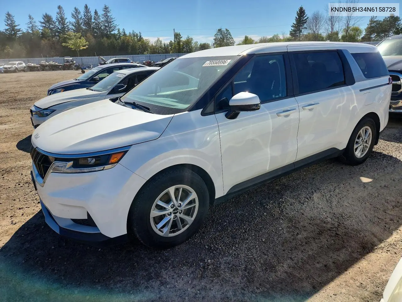 KIA CARNIVAL 2022, VIN KNDNB5H34N6158728