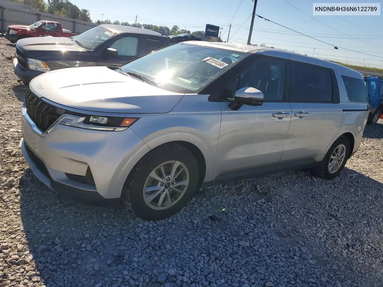 KIA CARNIVAL 2022, VIN KNDNB4H36N6122789