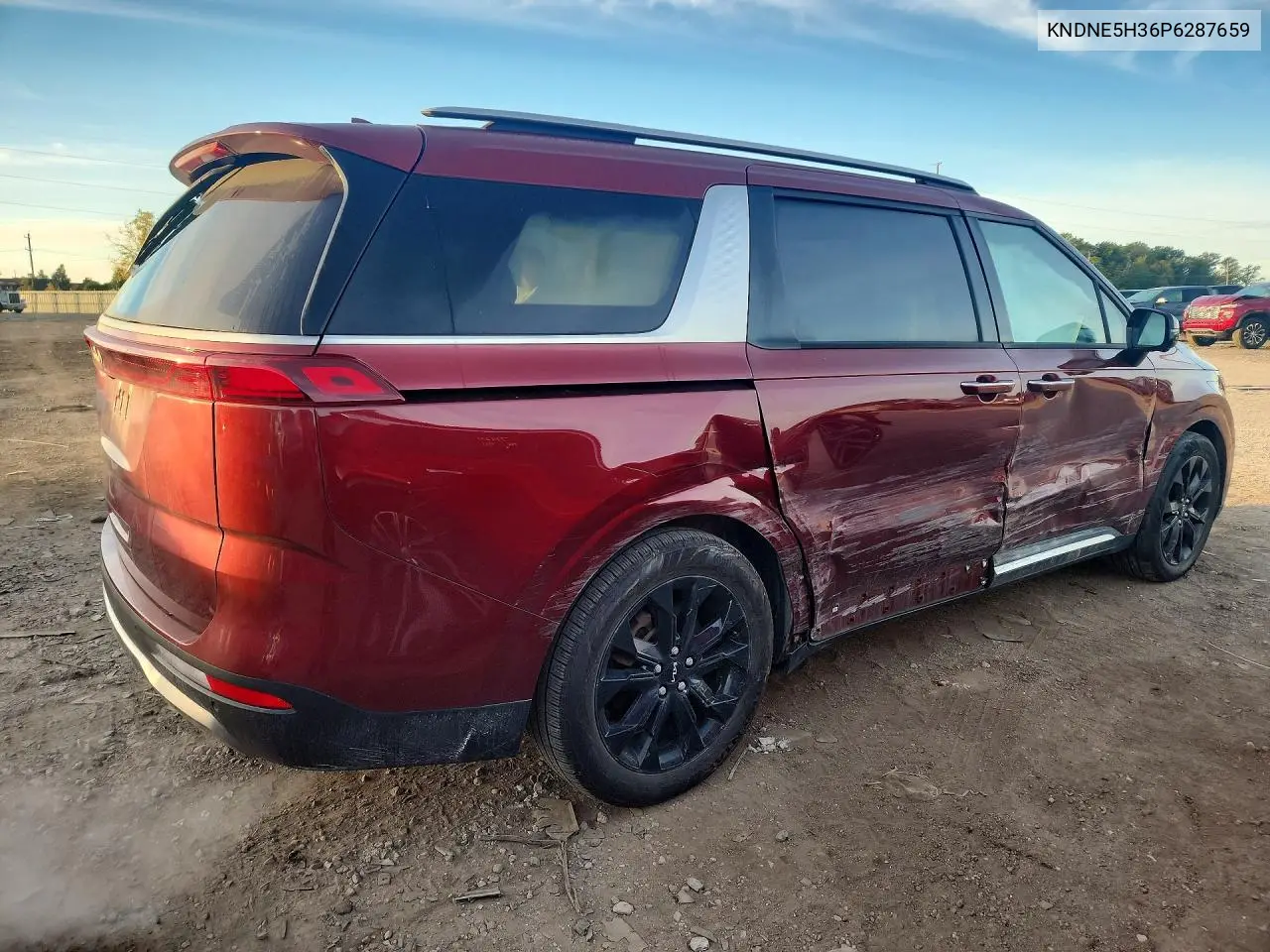 2023 KIA CARNIVAL VIN KNDNE5H36P6287659 — фото 3