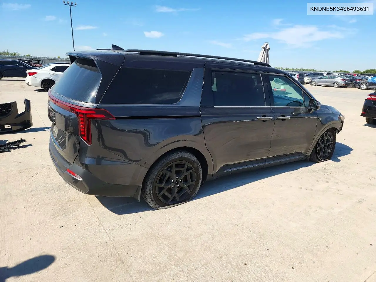 2025 KIA CARNIVAL VIN KNDNE5K34S6493631 — фото 3