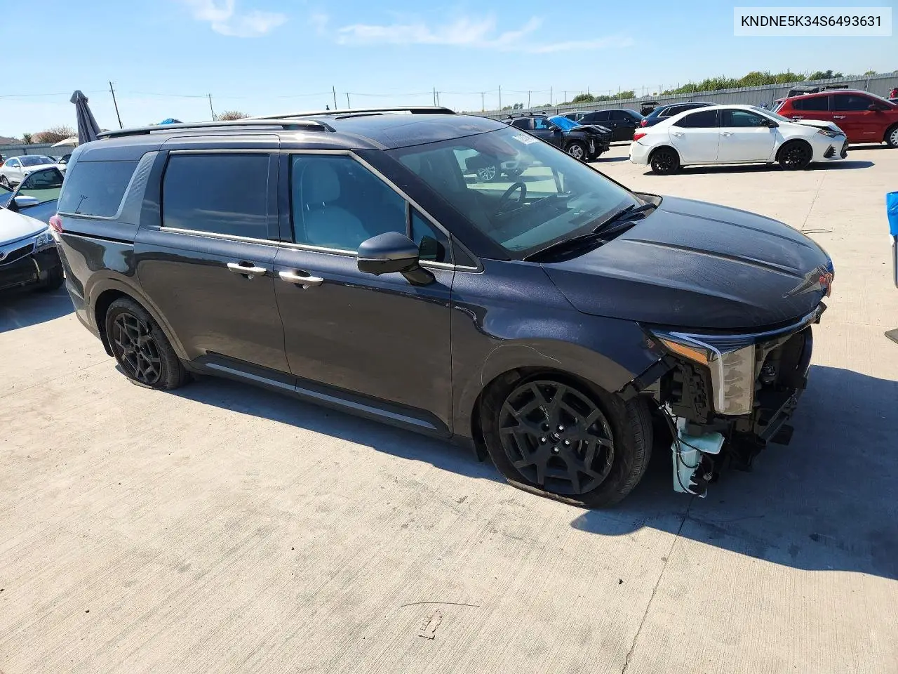 2025 KIA CARNIVAL VIN KNDNE5K34S6493631 — фото 4