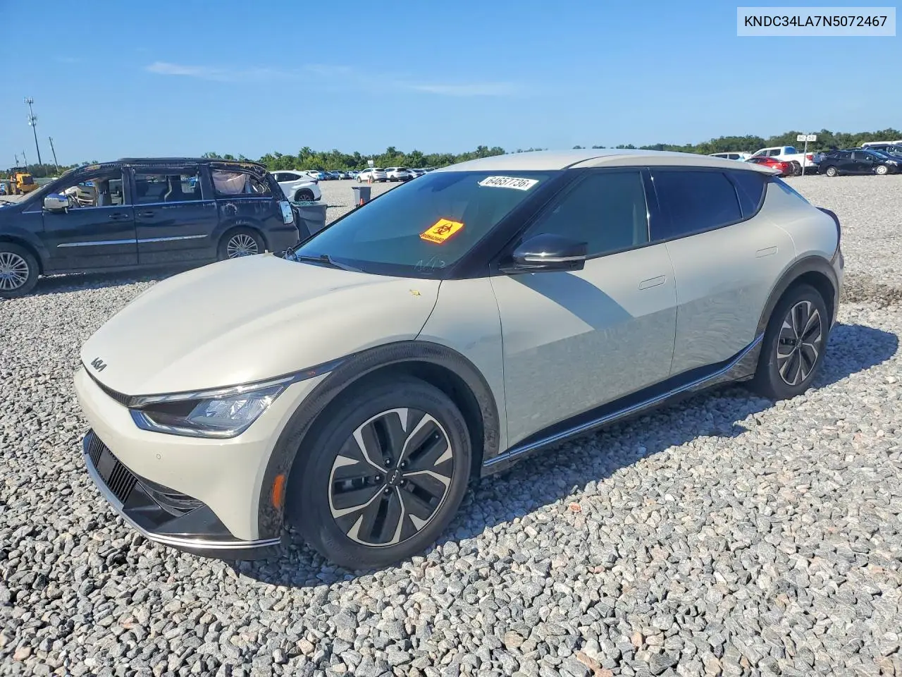 KIA EV6 2022, VIN KNDC34LA7N5072467