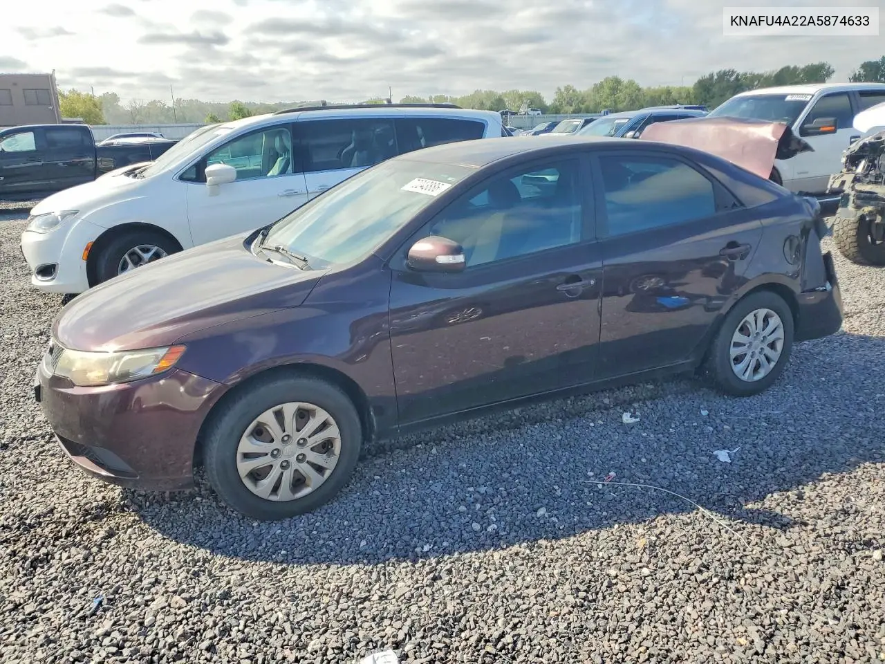 KIA FORTE 2010, VIN KNAFU4A22A5874633