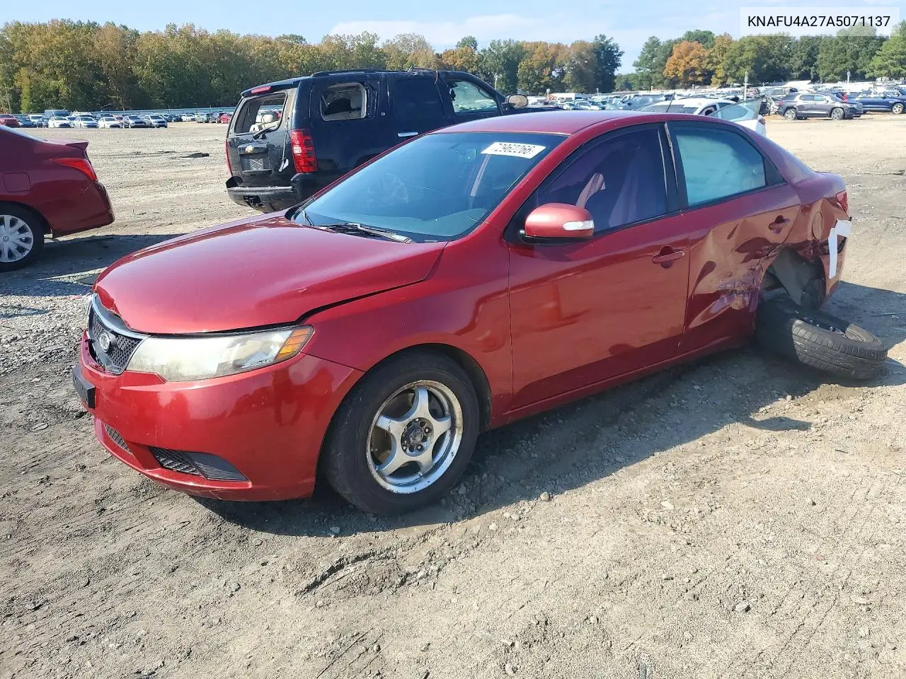 KIA FORTE 2010, VIN KNAFU4A27A5071137