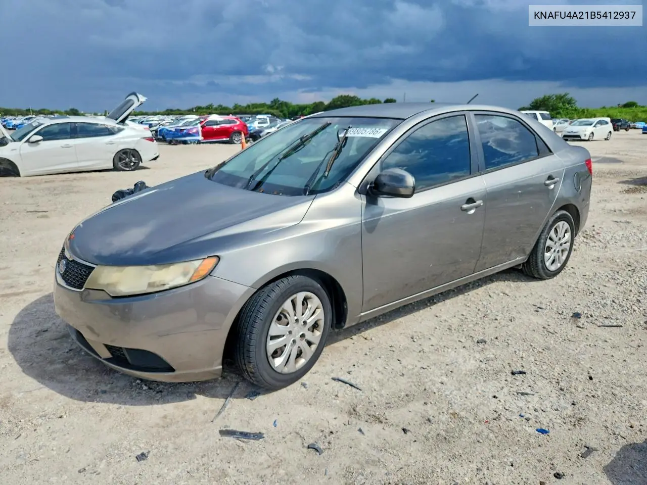 KIA FORTE 2011, VIN KNAFU4A21B5412937