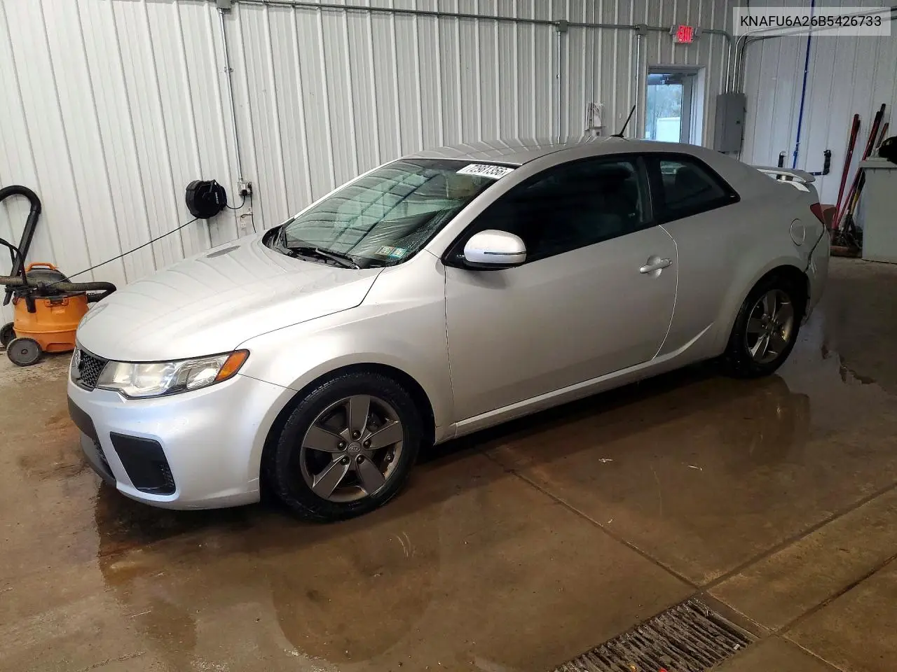 KIA FORTE 2011, VIN KNAFU6A26B5426733