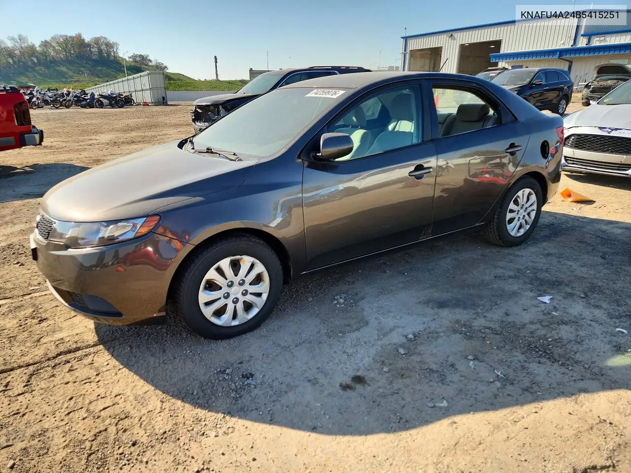 KIA FORTE 2011, VIN KNAFU4A24B5415251