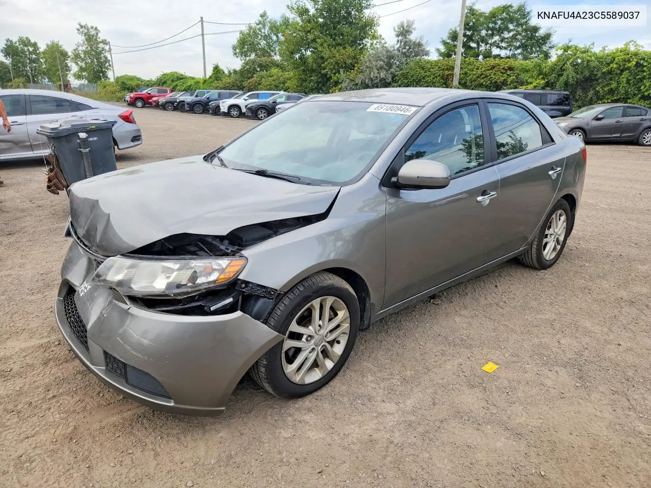 KIA FORTE 2012, VIN KNAFU4A23C5589037