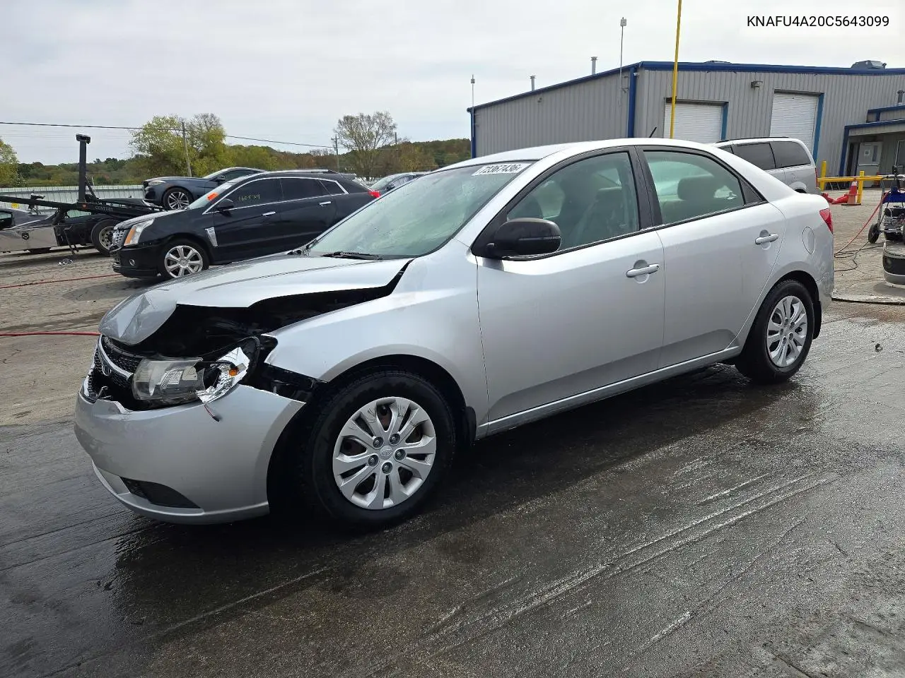 KIA FORTE 2012, VIN KNAFU4A20C5643099