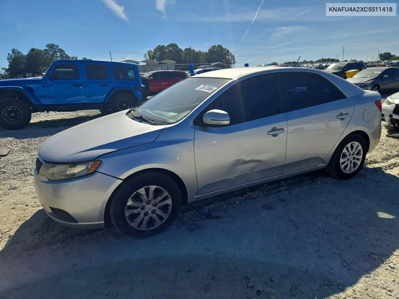 KIA FORTE 2012, VIN KNAFU4A2XC5511418