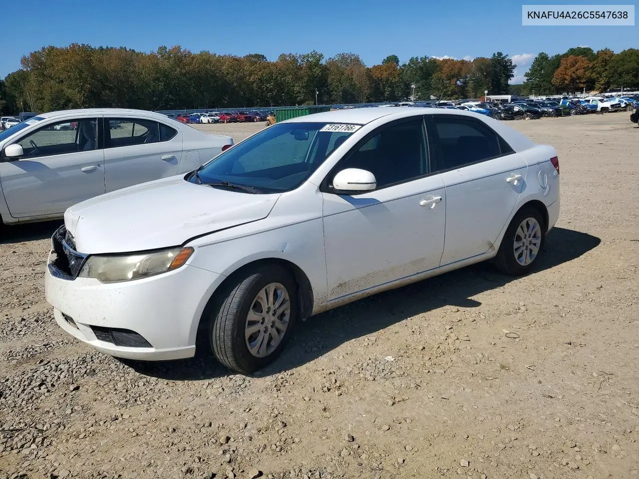 KIA FORTE 2012, VIN KNAFU4A26C5547638