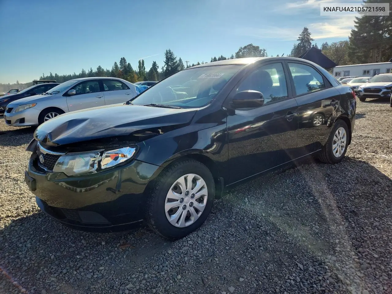 KIA FORTE 2013, VIN KNAFU4A21D5721598